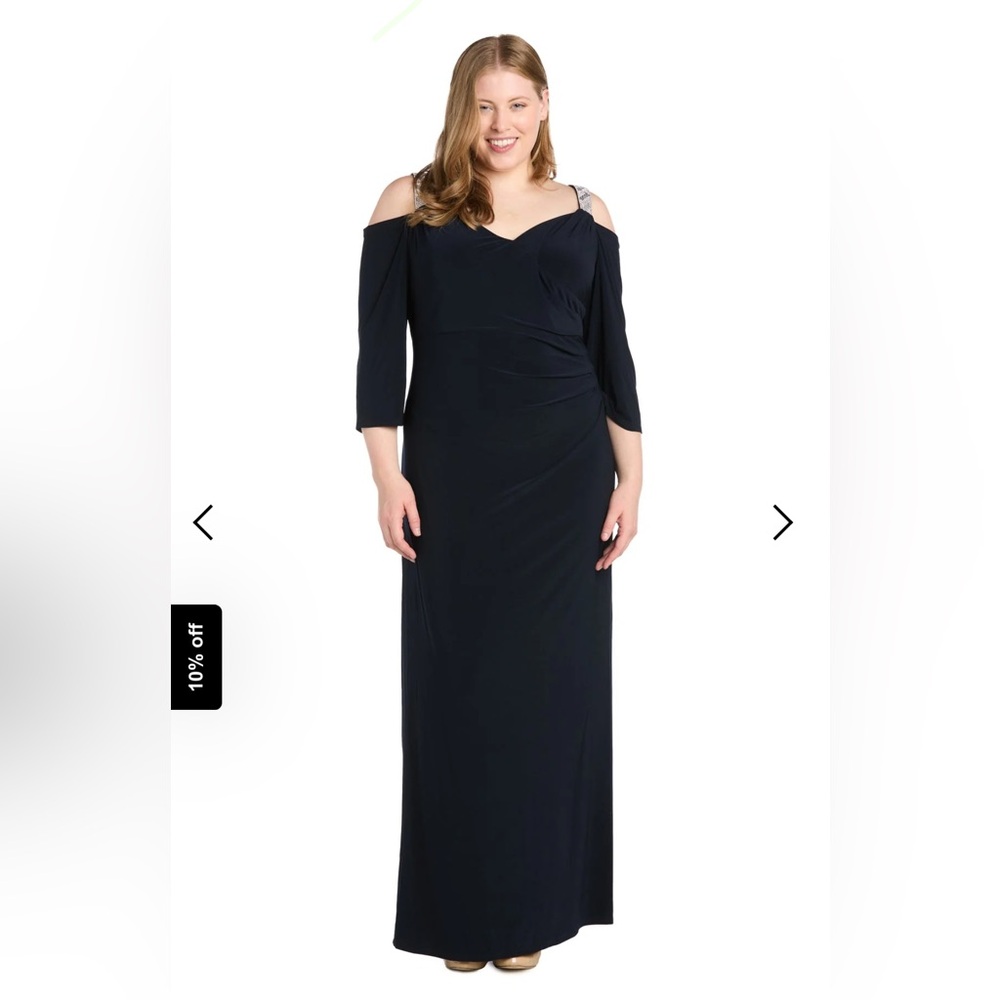 Elegant navy Evening Dress